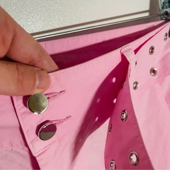 Frankie's Bikinis Jack Low Rise Cargo Pant Gumdrop Pink Beach Bohemian Surfer - Picture 6 of 10